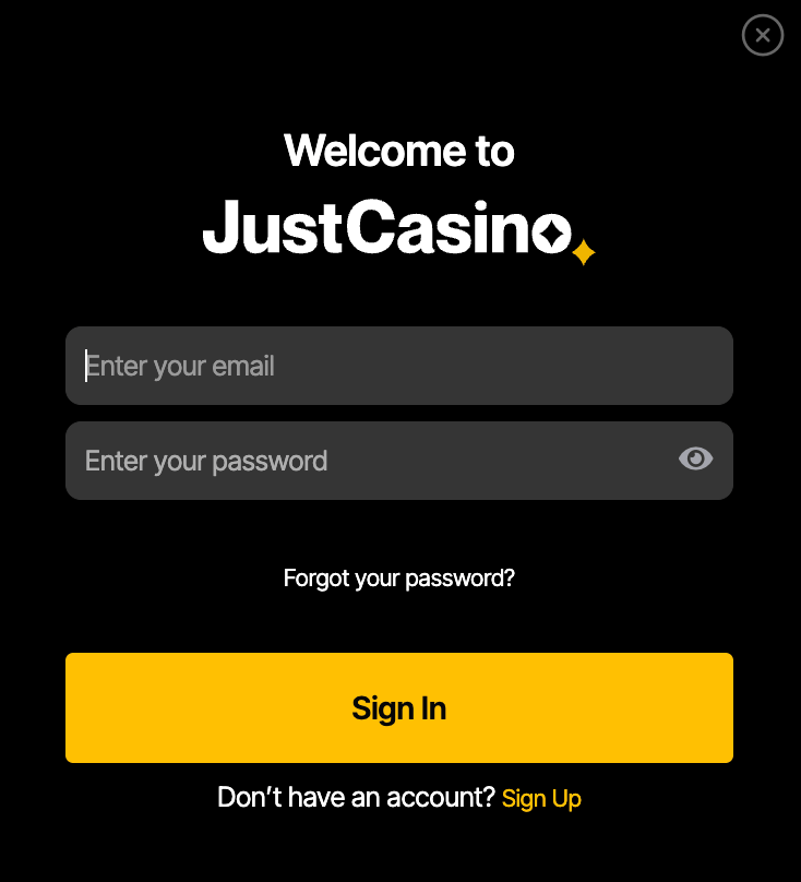 justcasino Gameplay