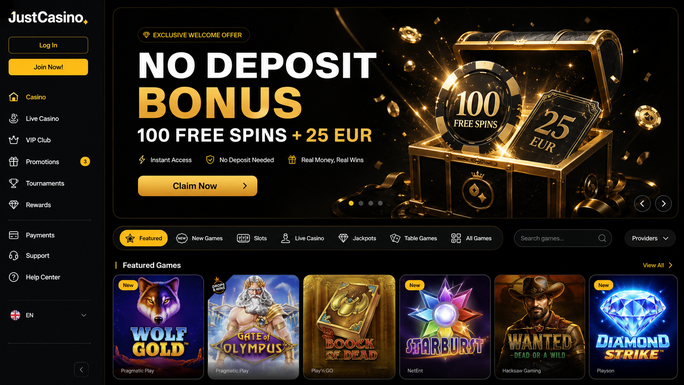 justcasino Gameplay